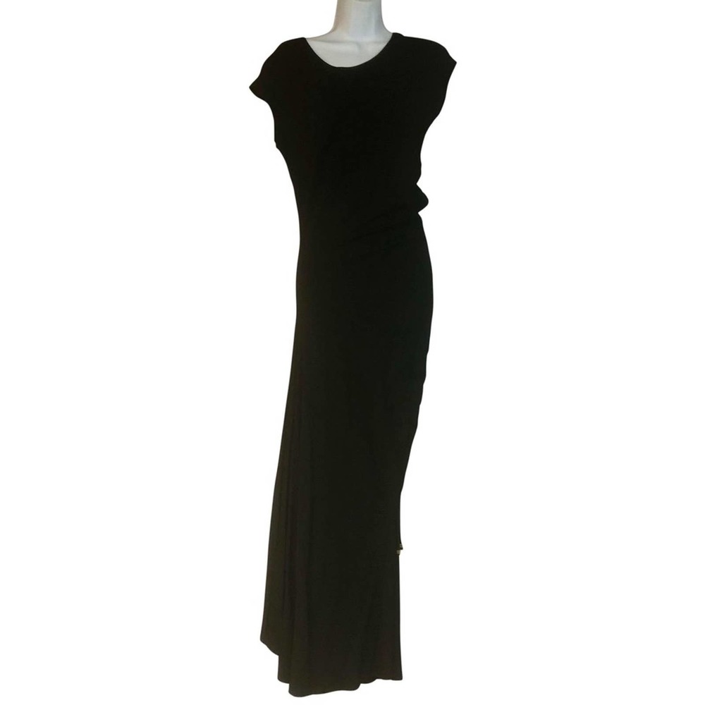 Céline Black Stretch Viscose Dress S